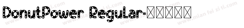 DonutPower Regular字体转换